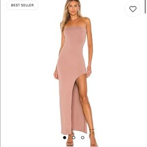 TONI SLIT MAXI DRESS IN MOCHA - xs - superdown